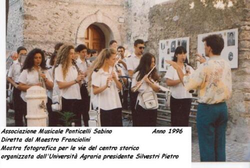 Associazione Musicale Ponticelli Sabino - Anno 1996