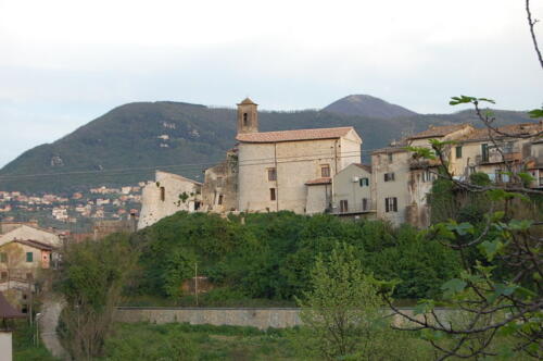 Castello Orsini - Consolidamento cinta muraria - Stato iniziale